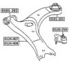 ASVA 0101-202 Control Arm-/Trailing Arm Bush